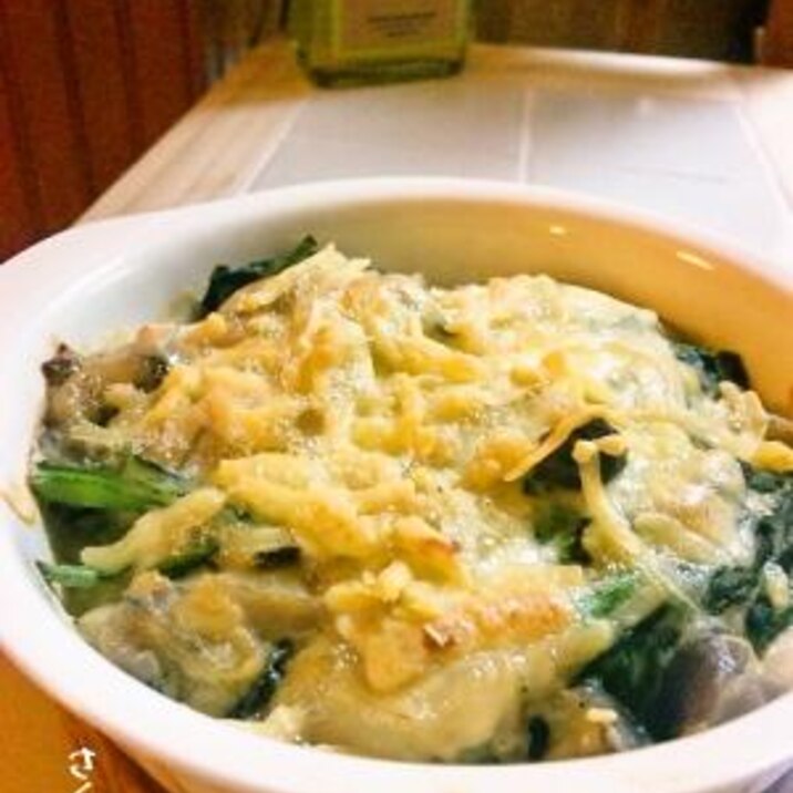 牛乳だけでok 牡蠣とほうれん草のポテトグラタン レシピ 作り方 By さくらまこ 楽天レシピ 牛乳だけでok 牡蠣とほうれん草のポテトグラタン レシピ 作り方 By さくらまこ 楽天レシピ